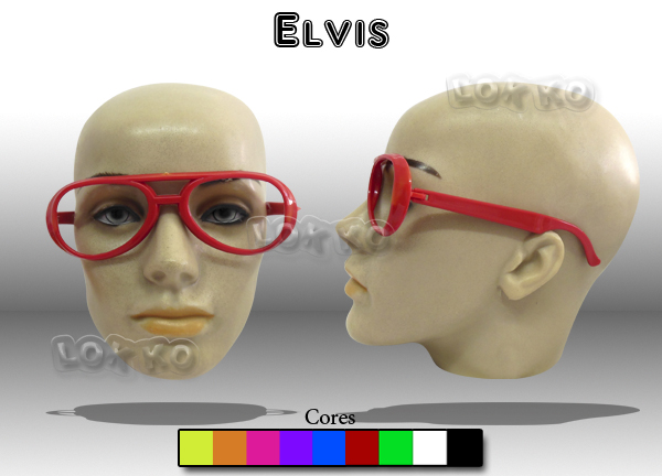 Óculos de festa elvis